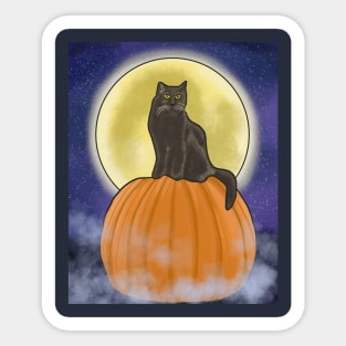 Halloween Cat Sticker